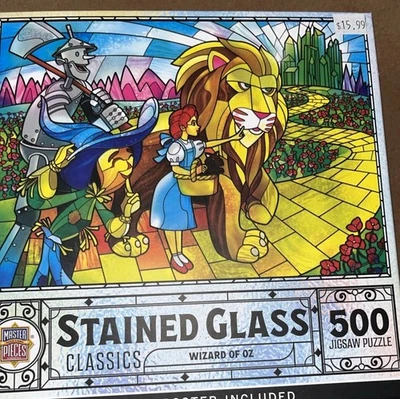 Master Pieces Vidrieras Clásicas Mago de Oz 500 Piezas Foto 1 de 4