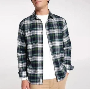 Alpine Design Men's Hike Midweight Flannel Dark Green Granite Plaid Size XL - Picture 1 of 4