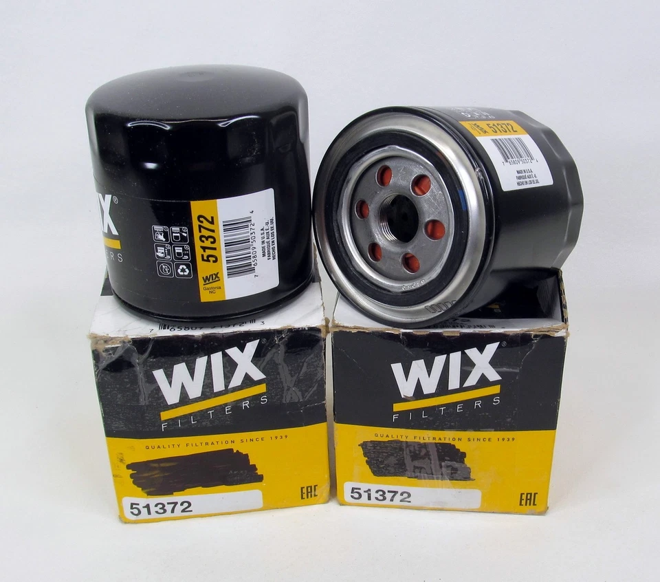 Lot of 2 WIX Engine Oil Filters | 51372 | For Many Ford Trucks With 5.4L 6.8L V8 Foto 1 de 1