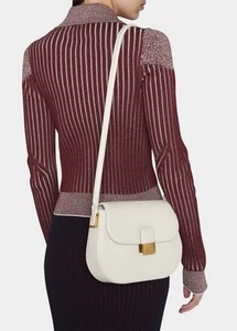 $3800 Bottega Veneta Desiree Small White Leather Bag - Picture 1 of 16