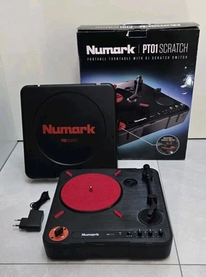 Numark PT01 Scratch - Portablism Turntable mobiler Schallplattenspieler - Bild 1 von 4