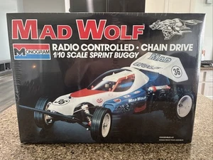 RARE MONOGRAM BANDAI 1/10 SCALE MAD WOLF RC FACTORY SEALED!! CIRCA 1986! VMCP!! - Picture 1 of 9