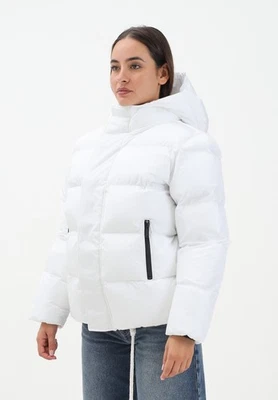 DSQUARED2 Chaquetas Mujer Blanco Piumino Piumino Con Logo Otoño Invierno 2025/2 - Imagen 1 de 4