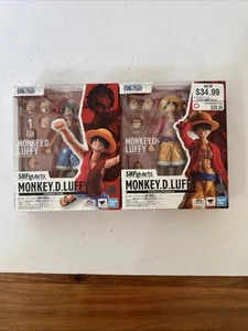 BANDAI S.H.Figuarts MonkeyD.Luffy ROMANCE DAWN & The Raid On Onigashima Open Box - Picture 1 of 6
