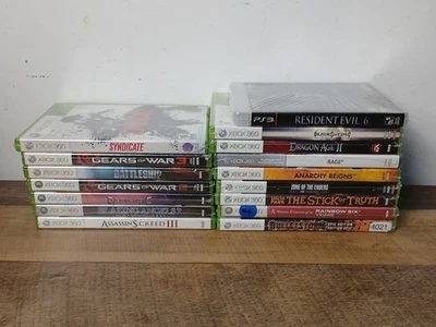 Xbox 360 & PS3 Lot Of 16 Sealed Shrink Wrapped Games - Resident Evil, Metal Gear - Image 1 of 4