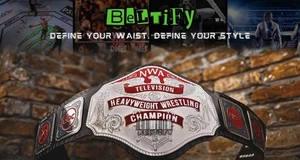 NWA World Television Championship Replica Title Belt - Adult Size - Picture 1 of 6