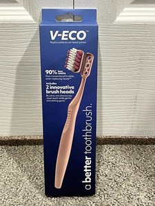 V-ECO Wechselbürstenkopf Zahnbürste mit 2 innovativen Bürstenköpfen - Neu im Karton - Bild 1 von 8