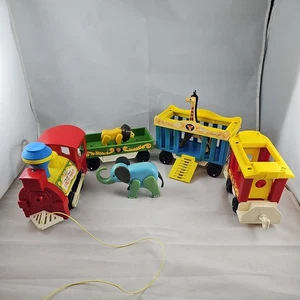 Tren de circo Fisher Price vintage con algunos animales 1973 - Imagen 1 de 15