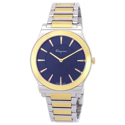 Reloj Hombre Ferragamo SFPE00419 Ferragamo 1898 Delgado Esfera Azul 41 mm Nuevo Foto 1 de 3