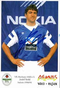 Original Autogramm Josef Nehl VfL Bochum /// Autograph signiert signed si 354366 - Bild 1 von 2