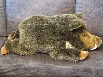 Steiff Stofftier Plüschtier Wildschwein Wulle 90 cm - Bild 1 von 4