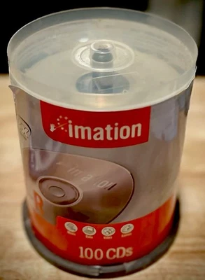 Imation CD-R 48 X 700MB 80Min Blank Media 100 Pack Recordable Discs Sealed - Image 1 of 4