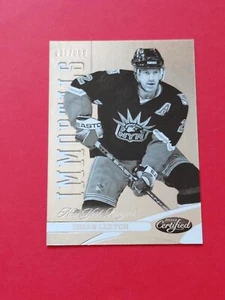 2012-13 Panini Certified Immortals #137 Brian Leetch #/999 New York Rangers - Picture 1 of 2