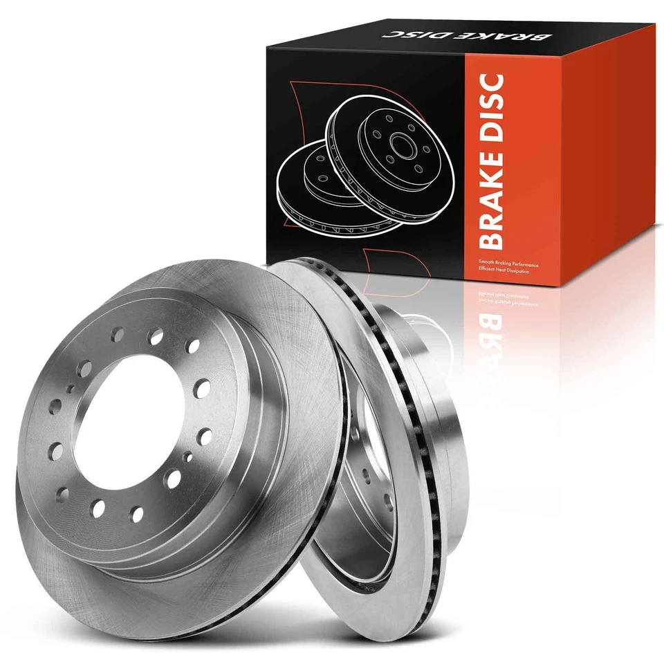 2x Rotores de freno de disco traseros izquierdo y derecho para Toyota 4Runner 2010-2021 Lexus GX460 Foto 1 de 4