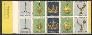 Suecia #903a (A217) En muy buen estado sin montar o nunca montado negro - 1971 65o Regalías de la Corona Sueca - Imagen 1 de 2