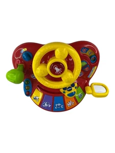 Volante de juguete interactivo infantil Vtech 2 pilas AA música animales números - Imagen 1 de 10