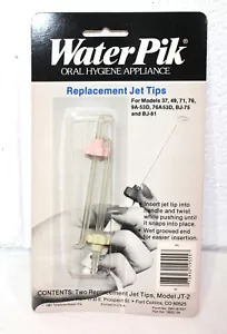 Punte Jet Ricambio Irrigatore Orale Waterpik Vintage 2 CONFEZIONI JT-2 NOS Nuove SIGILLATE! - Foto 1 di 9