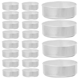 200 Pcs Votive Candle Containers Aluminum Tea Light Tins Empty Tealight Cases - Picture 1 of 12
