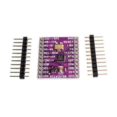 CJMCU-750 SC16IS750 Single UART w/ I2C-Bus/SPI Interface For Industrial Control - Photo 1/4