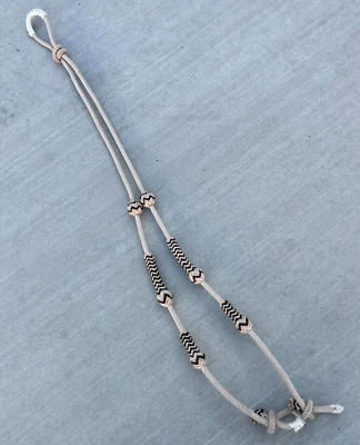 NELIDAS SOUTHERN IMPORTS BEIGE SADDLE HORSE AUTHENTIC MEXICAN CHARRO REINS. RIENDAS CHARRAS PARA CABALLO