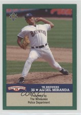 1995 Milwaukee Brewers Police Milwaukee Police Angel Miranda #38