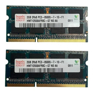 Hynix 4GB Memory 2Rx8 PC3-8500S-7-10-F2 DDR3 HMT125S6BFR8C-G7 IMAC MacBook - Picture 1 of 3