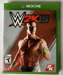 W2K15 Wrestling Game (Xbox One, 2014) CIB Pre-owned FREE Shipping In Canada WWE - Picture 1 of 6