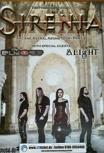 SIRENIA 2019 MÜNCHEN - orig. Concert Poster -- Konzert Plakat - DIN A1 - Picture 1 of 1