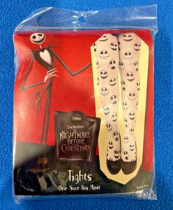 Tim Burton's The Nightmare Before Christmas Jack Skellington Head Costume Tights - Picture 1 of 6