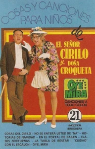 CASSETTE El Señor Cirilo y Doña Croqueta - Cosas Y Canciones Para Niños - NUEVA - Picture 1 of 1