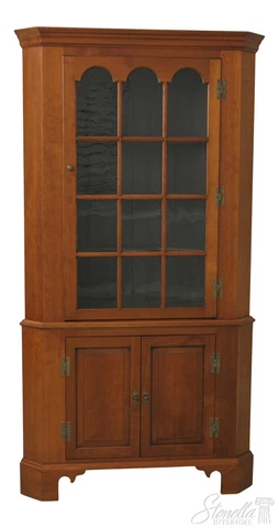59528EC: Benchmade 2 Piece Cherry Chippendale Corner Cabinet Cover