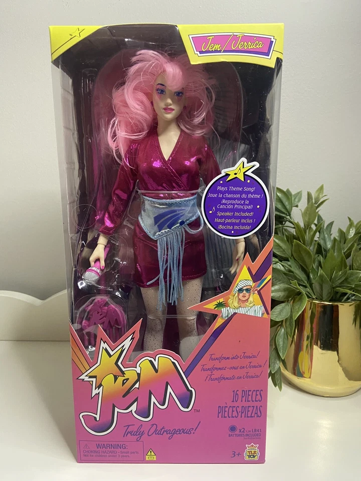 Jem & The Holograms 40th Anniversary Jem/Jerrica Doll 2025 Hasbro