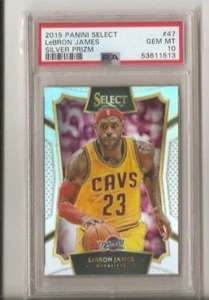 2015-16 Panini Select LEBRON JAMES Silver Prizm Refractor PSA 10 #47 Cavaliers - Picture 1 of 1