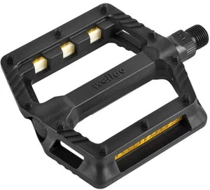 Wellgo 239 Plastic Platform Pedals 9/16 Black PD7 - Picture 1 of 1