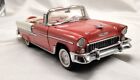 Franklin Mint Precision Models 1955 Chevy Bel Air Convertible 1:24 red white