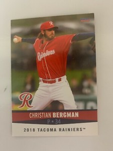Christian Bergman 2018 Tacoma Rainiers Team Card