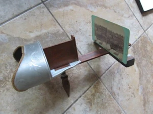 EL MEJOR Visor de Fotos Estéreo 3D Victoriano Antiguo, Estéreo, c1875 con Tarjetas - Imagen 1 de 18