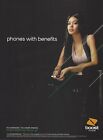 2008 Boost Mobile Phones With Benefits PRINT AD Advertisement