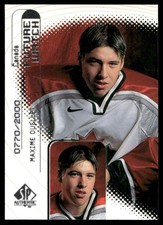 1999-00 SP Authentic Future Watch Maxime Ouellet Rookie /2000 Canada #115 C25