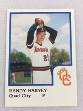 1986 Quad City Angels-ProCards Minor League Baseball Card-Randy Harvey