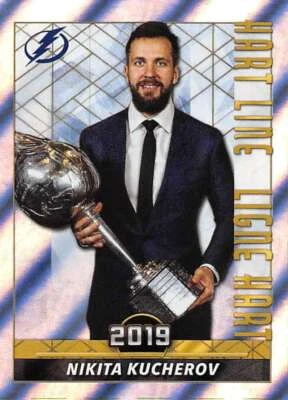 2020-21 Topps NHL Stickers #660 Nikita Kucherov Tampa Bay Lighting FOIL - Image 1 of 2