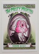 Melty Misfits Series 3 84a Eddie Money Variant Card Sticker Buff Monster