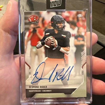 Desmond Ridder Auto 2021 Bowman Next Topps NOW Cincinnati #2A /99  - Image 1 of 4