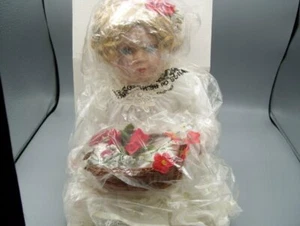 Heritage Signature Sitting Porcelain Doll With COA....New - Picture 1 of 4