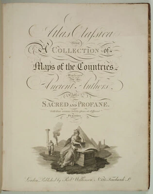 Antique "Atlas Classica being a Collection of Maps" R. Wilkinson, 1817 - Image 1 of 4