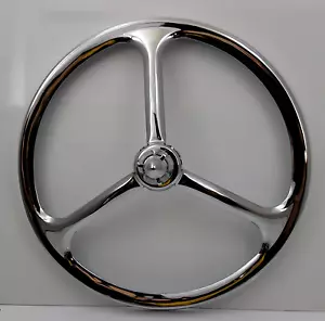 7 Inch Headlight Cover Lucas Tri Bar Spike Bullet w/ Wings - Picture 1 of 4