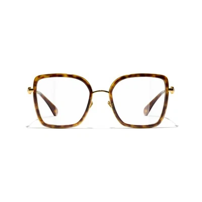 Monturas de gafas Chanel 2222 C488 dorado/La Habana 54 mm Foto 1 de 4
