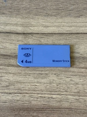 Sony Memory Stick 4MB MEGABYTE MSA-4A Camera Memory Card - Image 1 of 2