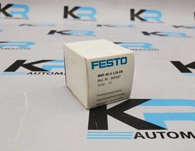 Manómetro de precisión Festo MAP-40-6-1/8-EN 80 PSI 0-6 bar 161127 Foto 1 de 4