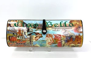 LUTCI Ciao Bella Hard Shell Clutch Handbag - Whimsical Fun - Conversation Piece - Picture 1 of 5